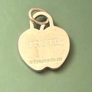 Tiffany & Co. Vintage Sterling Silver Apple Charm Pendant